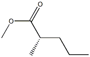 [S,(+)]-2-Methylvaleric acid methyl ester 구조식 이미지