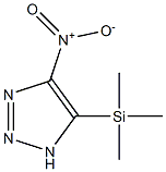 4-Nitro-5-(trimethylsilyl)-1H-1,2,3-triazole 구조식 이미지