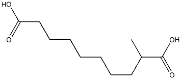 2-Methylsebacic acid 구조식 이미지