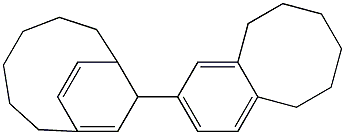 5,6,7,8,9,10-Hexahydro-2-[bicyclo[6.2.2]dodeca-8,11-dien-10-yl]benzocyclooctene Structure