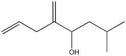 2-Methyl-5-methylene-7-octen-4-ol Structure