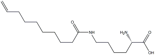 N6-(9-Decenoyl)lysine 구조식 이미지