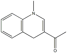 1-Methyl-3-acetyl-1,4-dihydroquinoline Structure