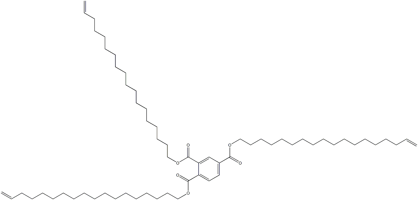 1,2,4-Benzenetricarboxylic acid tri(17-octadecenyl) ester Structure