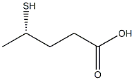 [S,(+)]-4-Mercaptovaleric acid 구조식 이미지