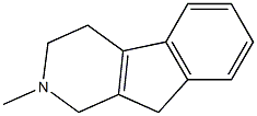 1,2,3,4-Tetrahydro-2-methyl-9H-indeno[2,1-c]pyridine Structure