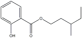 Salicylic acid 3-methylpentyl ester Structure
