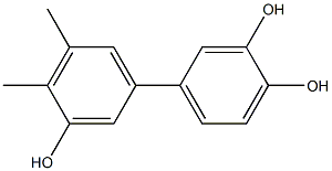 4',5'-Dimethyl-1,1'-biphenyl-3,3',4-triol Structure