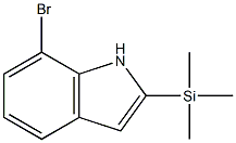 2-Trimethylsilyl-7-bromo-1H-indole Structure