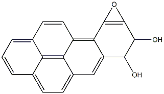 9,10-Epoxy-7,8-dihydrobenzo[a]pyrene-7,8-diol 구조식 이미지