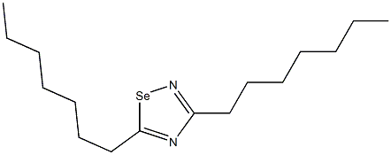 3,5-Bis(heptyl)-1,2,4-selenadiazole 구조식 이미지