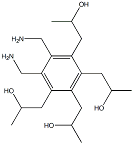 (Monotetra)-2-hydroxypropylxylylenediamine 구조식 이미지