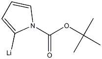 2-Lithio-1H-pyrrole-1-carboxylic acid tert-butyl ester 구조식 이미지