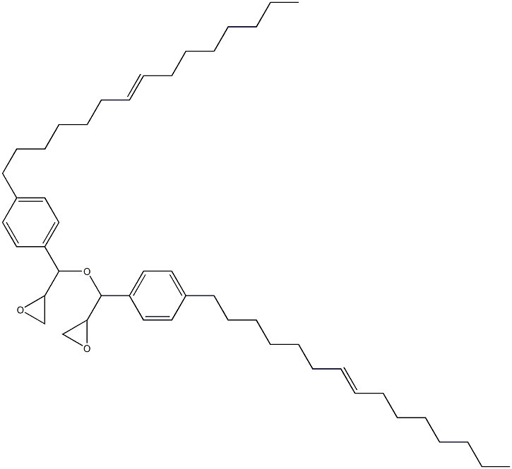 4-(7-Pentadecenyl)phenylglycidyl ether Structure
