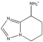 8-Ammonio-5,6,7,8-tetrahydro[1,2,4]triazolo[1,5-a]pyridine 구조식 이미지