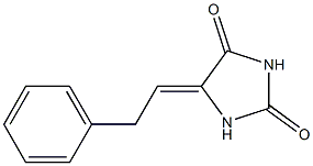 5-(2-Phenylethylidene)imidazolidine-2,4-dione Structure