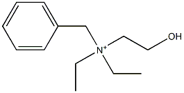 N,N-Diethyl-N-(2-hydroxyethyl)benzenemethanaminium 구조식 이미지