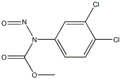 3,4-Dichloro-N-nitrosocarbanilic acid methyl ester Structure