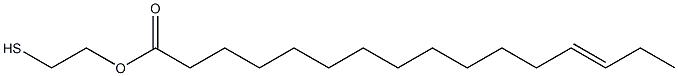 13-Hexadecenoic acid 2-mercaptoethyl ester Structure