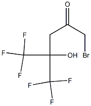 1-Bromo-5,5,5-trifluoro-4-(trifluoromethyl)-4-hydroxy-2-pentanone Structure