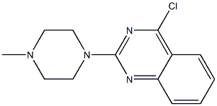 2-[4-Methyl-1-piperazinyl]-4-chloroquinazoline Structure