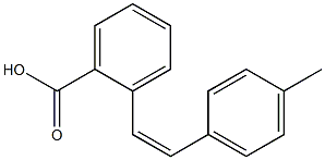 (Z)-4'-Methylstilbene-2-carboxylic acid 구조식 이미지