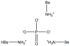 Phosphoric acid berylliumammonium salt 구조식 이미지
