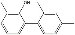 6-Methyl-2-(2,4-dimethylphenyl)phenol Structure