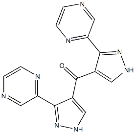 (Pyrazin-2-yl)(1H-pyrazol-4-yl) ketone Structure