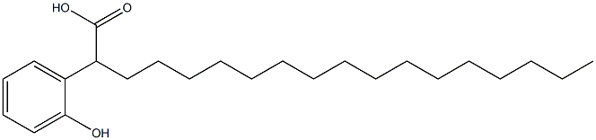 2-(2-Hydroxyphenyl)stearic acid Structure