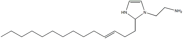 1-(2-Aminoethyl)-2-(3-tetradecenyl)-4-imidazoline 구조식 이미지