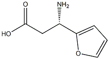 (S)-3-Amino-3-(2-furanyl)propanoic acid 구조식 이미지