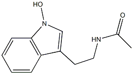 3-[2-(Acetylamino)ethyl]-1H-indol-1-ol 구조식 이미지