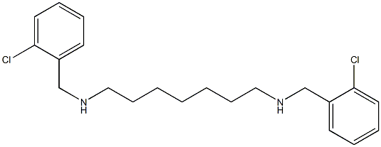 N,N'-Bis(o-chlorobenzyl)-1,7-heptanediamine 구조식 이미지