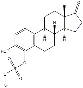 4-(Sodiooxysulfonyloxy)estrone Structure