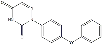 2-[4-Phenoxyphenyl]-1,2,4-triazine-3,5(2H,4H)-dione 구조식 이미지