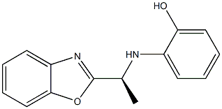 2-[(S)-1-(2-Hydroxyphenylamino)ethyl]benzoxazole Structure