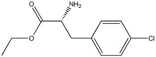 (R)-3-(4-Chlorophenyl)-2-aminopropanoic acid ethyl ester Structure