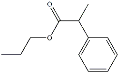 2-Phenylpropionic acid propyl ester Structure