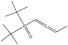 (1,2-Butadienyl)di(tert-butyl)phosphine oxide 구조식 이미지