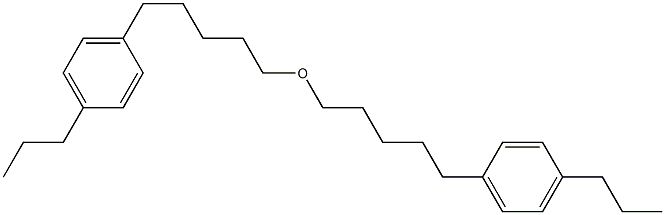 4-Propylphenylpentyl ether 구조식 이미지