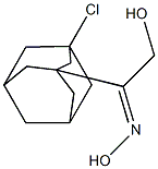 1-(1-Chloro-3-adamantyl)-2-hydroxyethanone oxime Structure