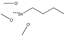Butyltin(IV)tris(methoxide) Structure
