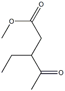 3-Ethyl-4-oxovaleric acid methyl ester Structure