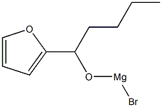 1-(2-Furyl)pentyloxymagnesium bromide 구조식 이미지