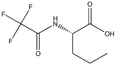 N-(Trifluoroacetyl)-L-norvaline 구조식 이미지