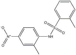 2-Methyl-N-(2-methyl-4-nitrophenyl)benzenesulfonamide Structure