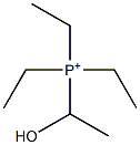 (1-Hydroxyethyl)triethylphosphonium 구조식 이미지