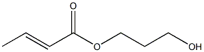 (E)-2-Butenoic acid 3-hydroxypropyl ester Structure