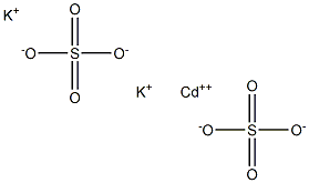 Potassium cadmium sulfate Structure